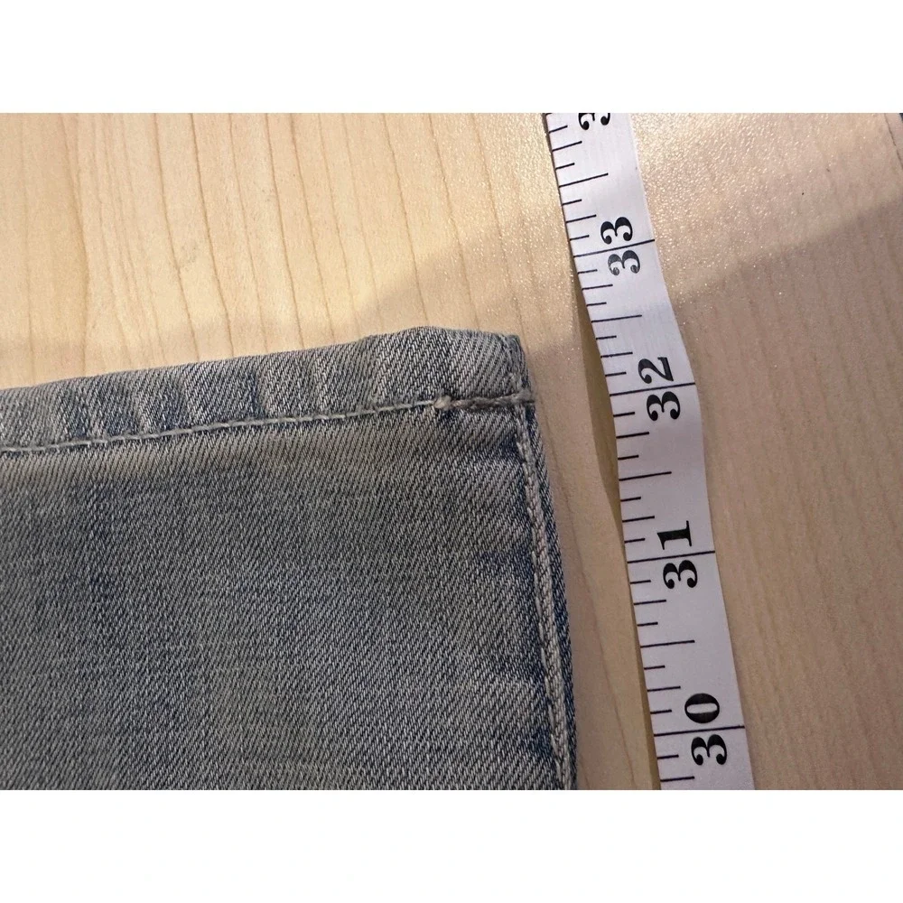 Armani Exchange Mens Jeans Straight Leg Denim Light Wash Size 33R
